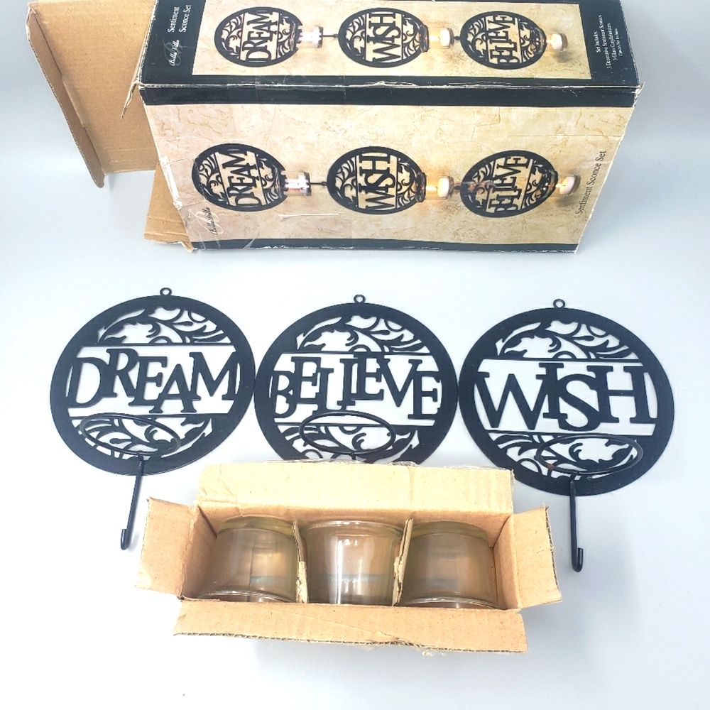 Bella Villa Sentiment Sconce Set